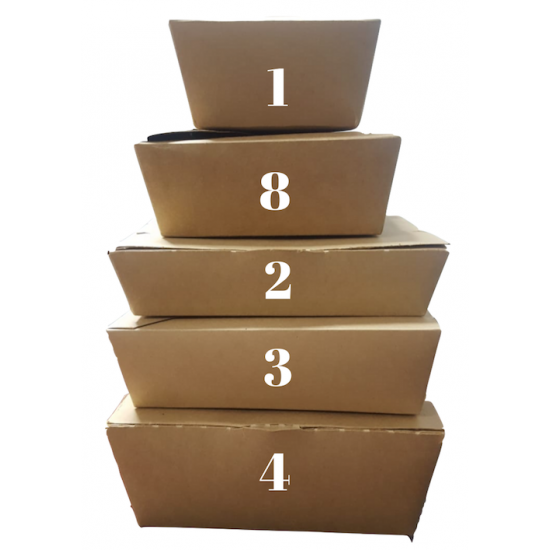 Cardboard Boxes-Kraft # 3 - DP0763